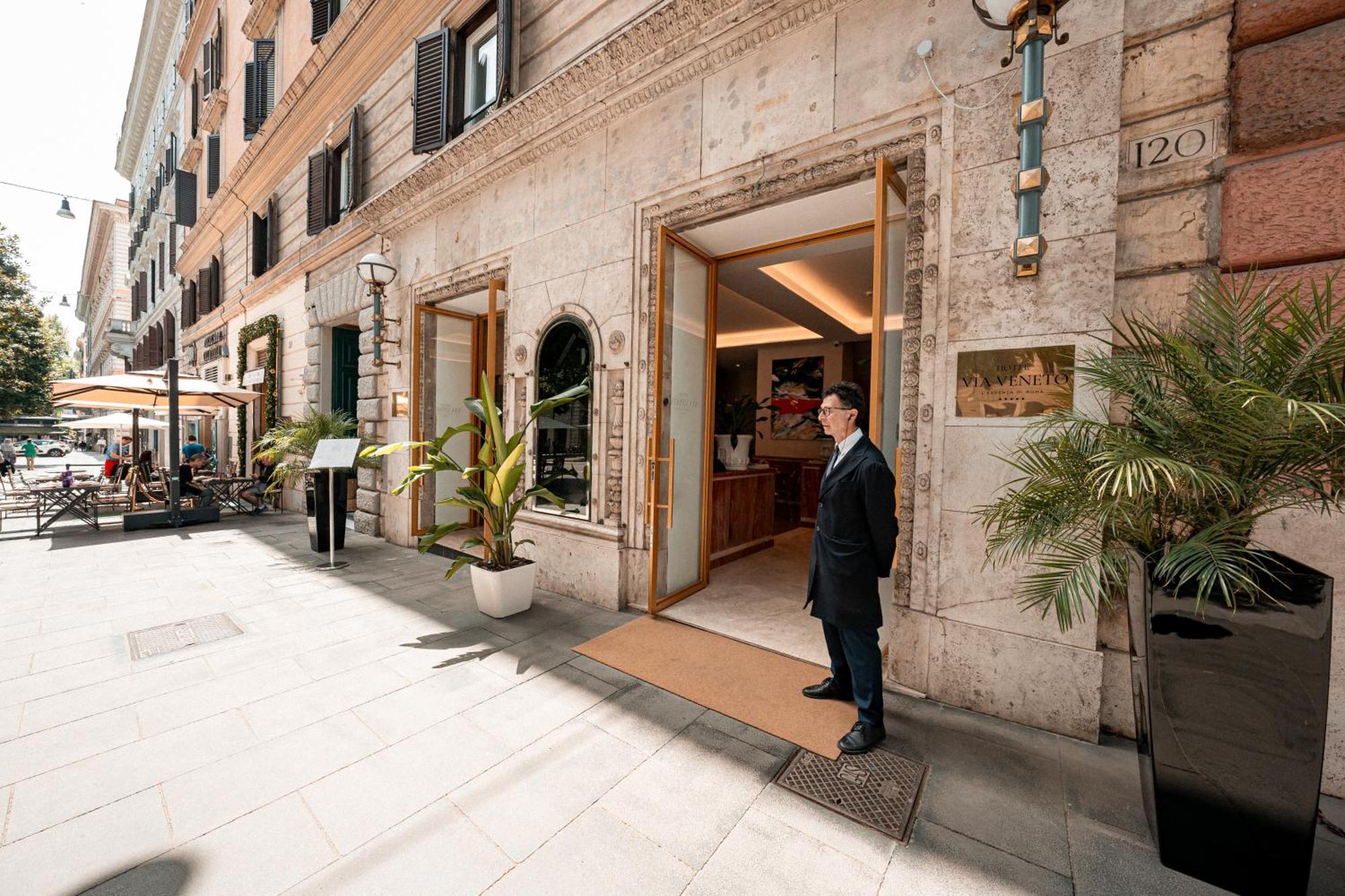 Hotel Via Veneto Rome Exterior photo